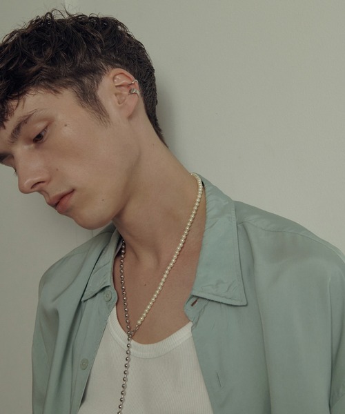 GOLDY（ゴールディ）の「ボールチェーン × パール ロング ネックレス（ネックレス・レディース・シルバー/ゴールド・FREE）」の4枚目の写真