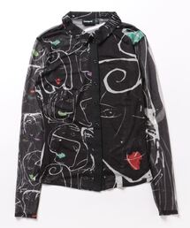 Desigual | artyサイドギャザー入りシャツ(シャツ/ブラウス)