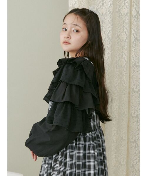 【セール】ティアードショートTOPS（シャツ/ブラウス）｜merry jenny（メリージェニー）