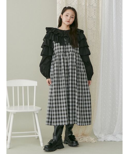 【セール】ティアードショートTOPS（シャツ/ブラウス）｜merry jenny（メリージェニー）