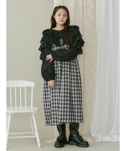 【セール】ティアードショートTOPS（シャツ/ブラウス）｜merry jenny（メリージェニー）