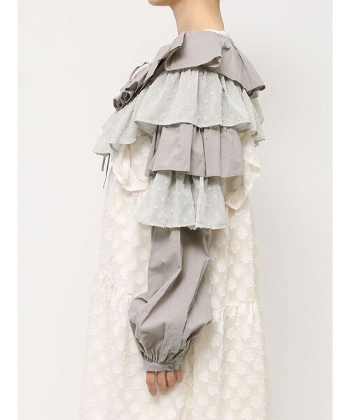 【セール】ティアードショートTOPS（シャツ/ブラウス）｜merry jenny（メリージェニー）