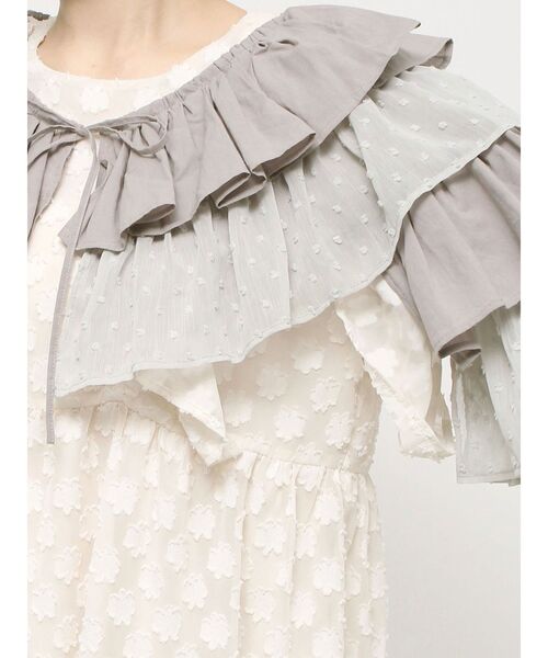 【セール】ティアードショートTOPS（シャツ/ブラウス）｜merry jenny（メリージェニー）