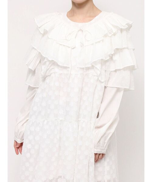 【セール】ティアードショートTOPS（シャツ/ブラウス）｜merry jenny（メリージェニー）