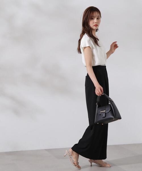 PROPORTION BODY DRESSING（プロポーションボディドレッシング）の「ナチュラルタックパンツ / 1214230600（その他パンツ・レディース・ブラック/オフホワイト・SMALL/MEDIUM）」の18枚目の写真