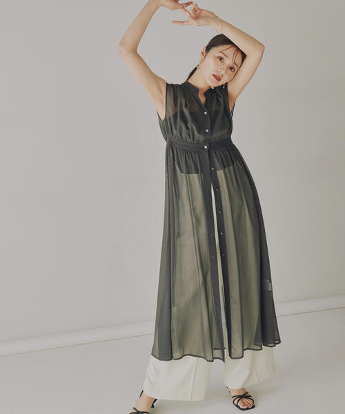 PROPORTION BODY DRESSING（プロポーションボディドレッシング）の「ナチュラルタックパンツ / 1214230600（その他パンツ・レディース・ブラック/オフホワイト・SMALL/MEDIUM）」の11枚目の写真