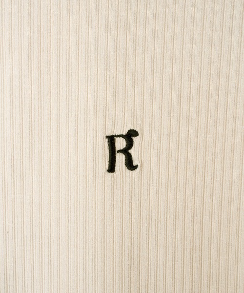 RUBY AND YOU（ルビーアンドユー）の「ヘンリーネックリブTシャツ（Tシャツ/カットソー・レディース・チャコールグレー/ベージュ系その他・FREE）」の10枚目の写真