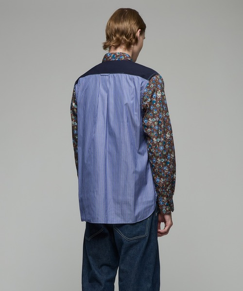 JUNYA WATANABE フラワープリント長袖トップス JUNYA WATANABE MAN（ジュンヤワタナベマン）の「FLOWER PRINT SHIRT