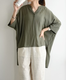 and it_ | 接触冷感スラブバックロングシャツ(シャツ/ブラウス)