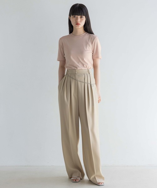 yuw(ユウ)の「シアーガーゼTee 134970(Tシャツ/カットソー・レディース・ブラック/ピンク/ホワイト・LARGE/MEDIUM)」の18枚目の写真