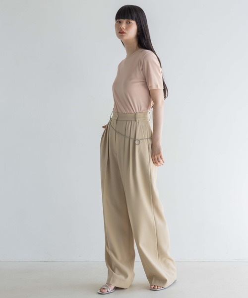 yuw(ユウ)の「シアーガーゼTee 134970(Tシャツ/カットソー・レディース・ブラック/ピンク/ホワイト・LARGE/MEDIUM)」の17枚目の写真