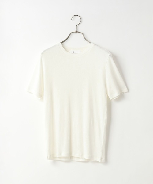 tシャツ シアーツイストガーゼ カットソー レディース かぐれ（カグレ）の「ハイツイストコットンクルーカットソー（T