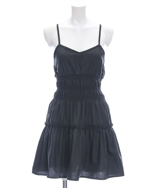 clear（クリア）の「ティアードキャミミニワンピース［ショート丈 大人 カジュアル］≪再入荷≫（ワンピース・レディース・ベージュ/ブラック・F）」の16枚目の写真