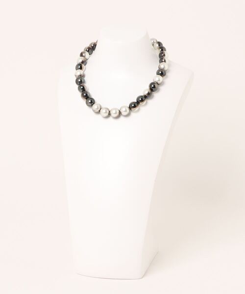 PAGEBOY（ページボーイ）の「デザインパールネックレス（ネックレス・レディース・ブラック/オフホワイト・FREE）」の18枚目の写真
