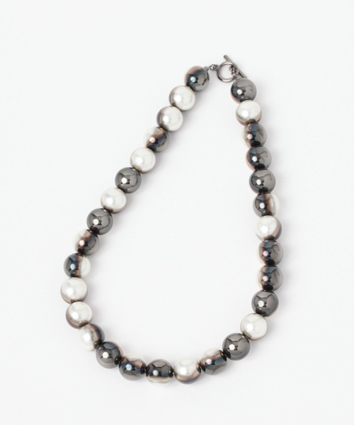 PAGEBOY（ページボーイ）の「デザインパールネックレス（ネックレス・レディース・ブラック/オフホワイト・FREE）」の13枚目の写真