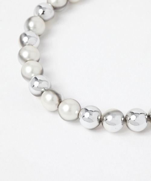 PAGEBOY（ページボーイ）の「デザインパールネックレス（ネックレス・レディース・ブラック/オフホワイト・FREE）」の16枚目の写真