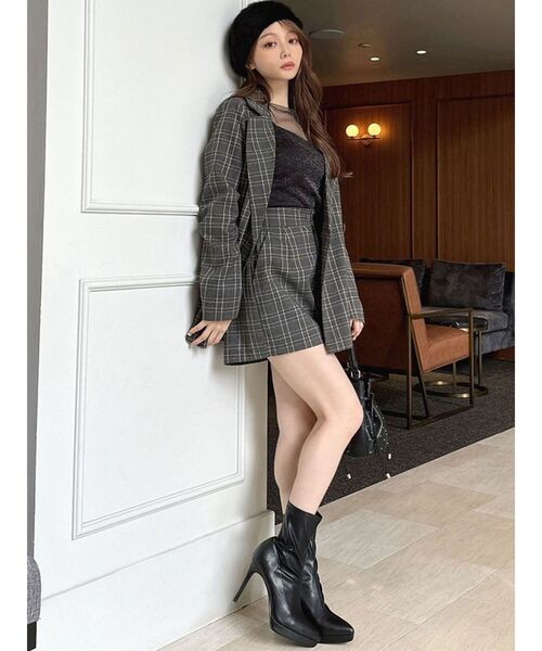 RESEXXY(リゼクシー)の「ベーシックショートブーツ(ブーツ・レディース・ブラック/ブラウン・SMALL/MEDIUM/LARGE)」の9枚目の写真