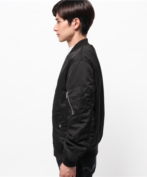 WEGO（ウィゴー）の「WEGO/オーバーMA-1（ミリタリージャケット・メンズ・ホワイト/カーキ/ブラック・MEDIUM/LARGE）」の16枚目の写真