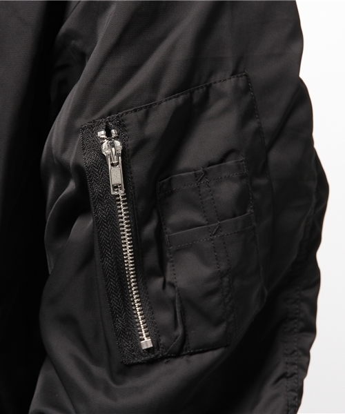 WEGO（ウィゴー）の「WEGO/オーバーMA-1（ミリタリージャケット・メンズ・ホワイト/カーキ/ブラック・MEDIUM/LARGE）」の10枚目の写真