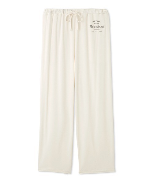 gelato pique（ジェラートピケ）の「フレンチレーヨンロゴロングパンツ