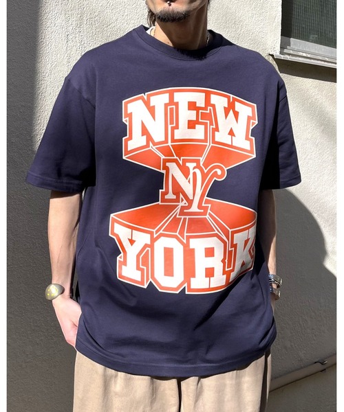 RGY(アールジーワイ)の「【RGY】NEWYORK ビッグシルエットTシャツ (CP)(Tシャツ/カットソー・レディース・ネイビー/ブラック/ホワイト・M/L)」の15枚目の写真