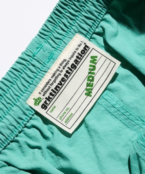 C.E.L.STORE(セルストア)の「GRKTINVESTIGATION / ガラクタ貿易 NYLON BAGGY SHORTS ナイロン バギーショーツ(その他パンツ・メンズ・マスタード/ライトグリーン/コーラルピンク/グレー/ブラック・SMALL/LARGE/MEDIUM)」の20枚目の写真