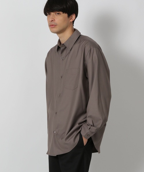 LAKOLE（ラコレ）の「スムースTRイージーケアシャツ / 131842（シャツ/ブラウス・メンズ・ブラック/ホワイト/グリーン/グレー/ブラウン/ブルー/キャメル・MEDIUM/LARGE/X-LARGE）」の7枚目の写真