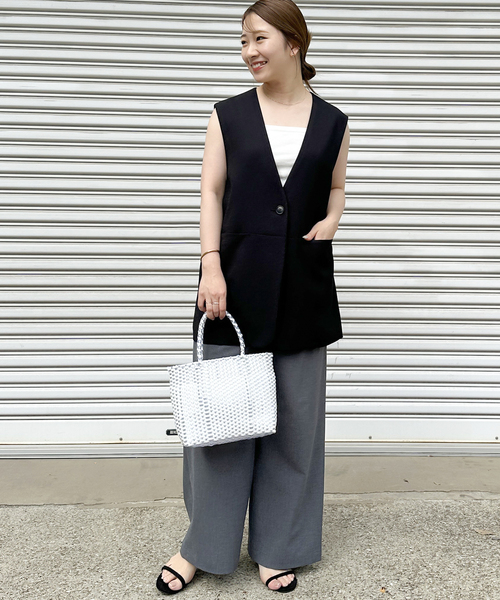 ジェス　ジャーナルスタンダード レリューム ノーカラージレ 追加2》ノーカラージレ（ジレ）｜JOURNAL STANDARD relume