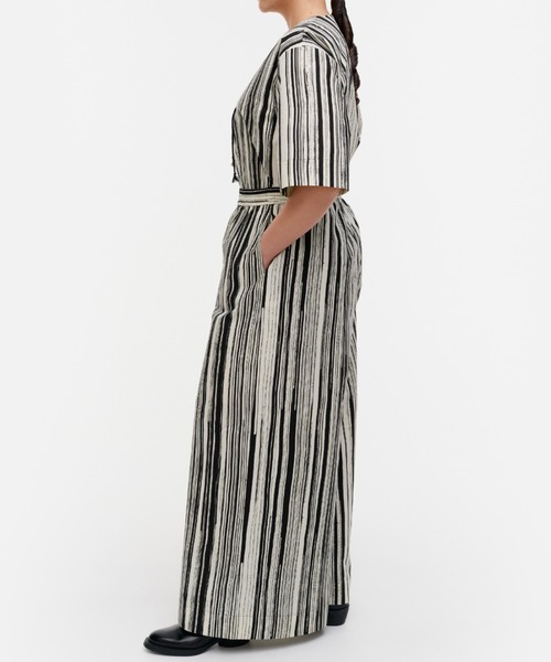 marimekko（マリメッコ）の「Sh Siluetti / poplin wide pants（その他パンツ・レディース・ブラック・X-SMALL/SMALL/MEDIUM/LARGE）」の2枚目の写真