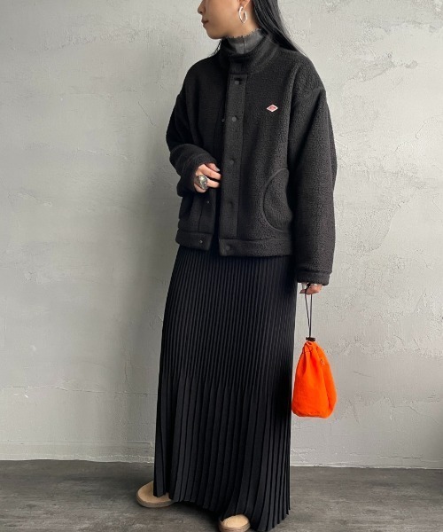 ダントンDANTON フリースカーディガン36 黒 DANTON/ダントン] フリース