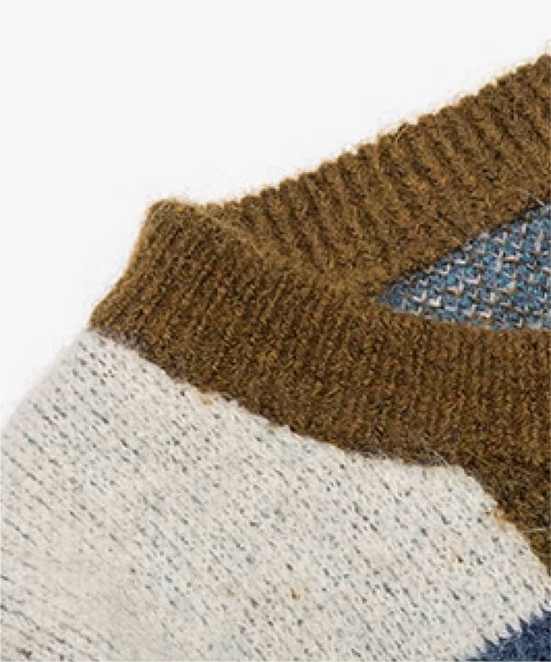 U:UME(ユーム)の「Vintage Color Block Sweater(Tシャツ/カットソー・メンズ・ブルー・LARGE)」の4枚目の写真