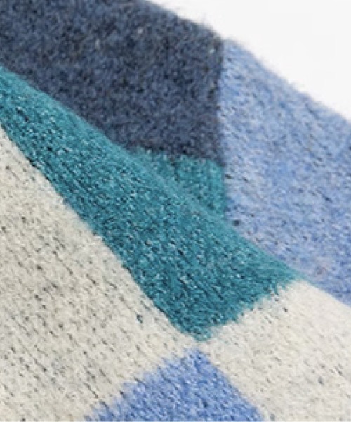 U:UME(ユーム)の「Vintage Color Block Sweater(Tシャツ/カットソー・メンズ・ブルー・LARGE)」の5枚目の写真