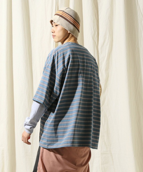 niko and...(ニコアンド)の「コットンラインクラッシャーハット(ハット・メンズ・ブラック/アイボリー/オリーブ/ブルー・FREE)」の7枚目の写真