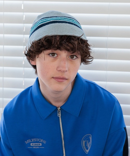 niko and...(ニコアンド)の「コットンラインクラッシャーハット(ハット・メンズ・ブラック/アイボリー/オリーブ/ブルー・FREE)」の9枚目の写真