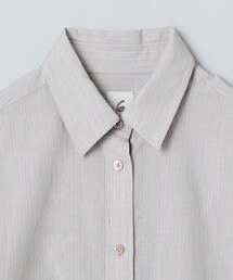 新品タグ付き　ROKU ロク ドレスシャツ バンドカラーブラウス 6（ROKU）(ロク)の「＜6(ROKU)＞BAND COLLAR SHIRT/シャツ」 - PARTE