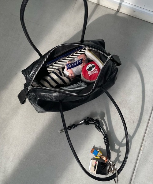 セール】《本革/380g》ロングハンドルボストンバッグ（ボストンバッグ