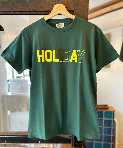 URBAN ISLAND SOCIETY(アーバンアイランドソサエティ)の「【URBAN ISLAND SOCIETY/アーバンアイランドソサエティ】ALOHA HOLIDAY TEE/半袖Tシャツ(Tシャツ/カットソー・メンズ・ホワイト/ブラック/ダークグリーン/ピンク系その他・SMALL/MEDIUM/LARGE/X-LARGE)」の3枚目の写真