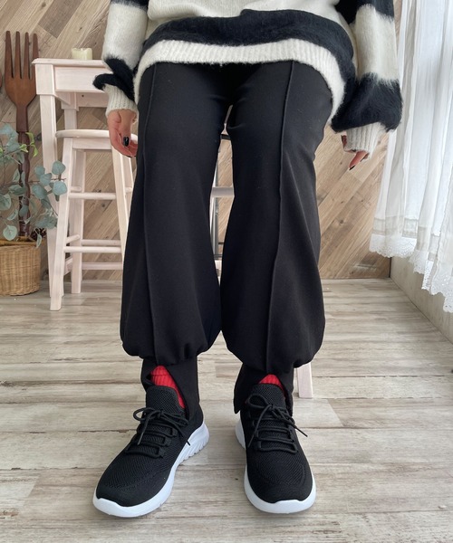 LUGG NAGG(ラグナグ)の「【addottona】【軽量】メッシュ伸縮レースアップスニーカー(スニーカー・レディース・ブラック/グレー/ベージュ/ネイビー/パープル・22.5cm/23.0cm/23.5cm/24.0cm/24.5cm)」の12枚目の写真