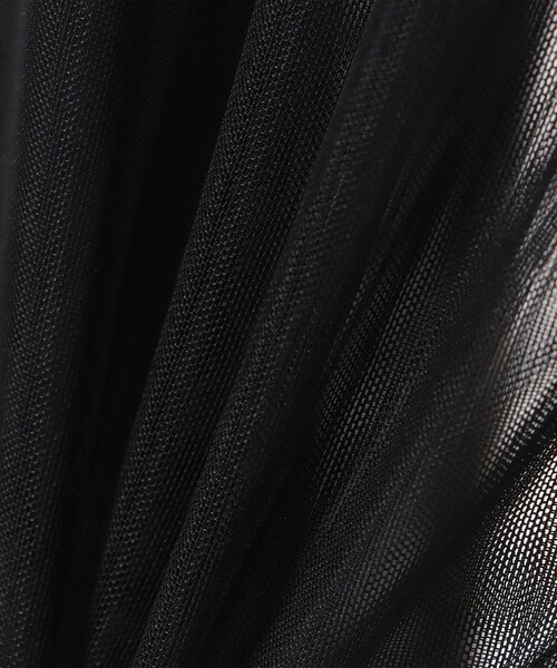 BEAMS HEART（ビームスハート）の「シアーインナー付き ペプラムキャミ × パンツ（セットアイテム）（つなぎ/オールインワン・レディース・パープル系その他6/ブラック・FREE）」の6枚目の写真