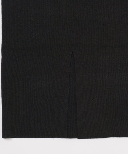 LEPSIM（レプシィム）の「12ゲージ総針ナロースカート　132595（スカート・レディース・ブラック/アイボリー/チャコールグレー・TALL/FREE）」の6枚目の写真