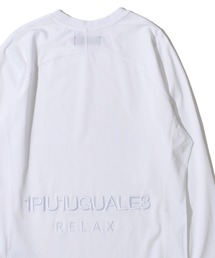 【1PIU1UGUALE3 RELAX】BACK LOGO LONG SLEEVE T-SHIRT / バッグロゴ ロングスリーブクルーネックTシャツ