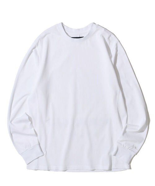 1piu1uguale3 RELAX(ウノピュウノウグァーレトレリラックス)の「【1PIU1UGUALE3 RELAX】BACK LOGO LONG SLEEVE T-SHIRT / バッグロゴ ロングスリーブクルーネックTシャツ(Tシャツ/カットソー・メンズ・ブラック/ホワイト・MEDIUM/LARGE/X-LARGE)」の3枚目の写真