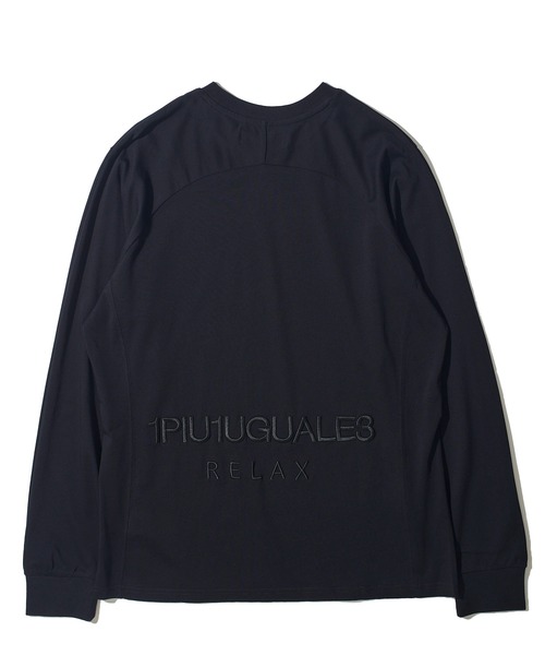 最前線の RELAX】BACK セール】【1PIU1UGUALE3 LOGO T-SHIRT SLEEVE LONG メンズウェア
