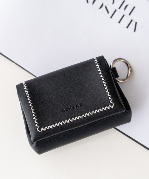 お札を折らずに収納可能】Rename ミニ コンパクト 財布 ウォレット