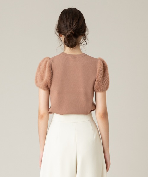 LOULOU WILLOUGHBYルルウィルビー　フェザースリーブプルオーバー セール】【LOULOU WILLOUGHBY】フェザースリーブプルオーバー