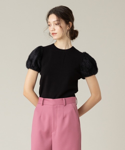 セール】【LOULOU WILLOUGHBY】フェザースリーブプルオーバー