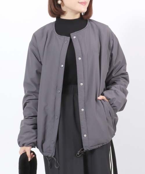 セール】CONVERSE（コンバース）裏地シャギーボアファー ノーカラー