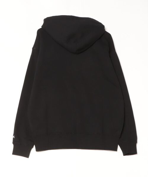 X-girl(エックスガール)の「EMBLEM SWEAT HOODIE(パーカー・レディース・ブラック/アッシュ・S/M)」の3枚目の写真