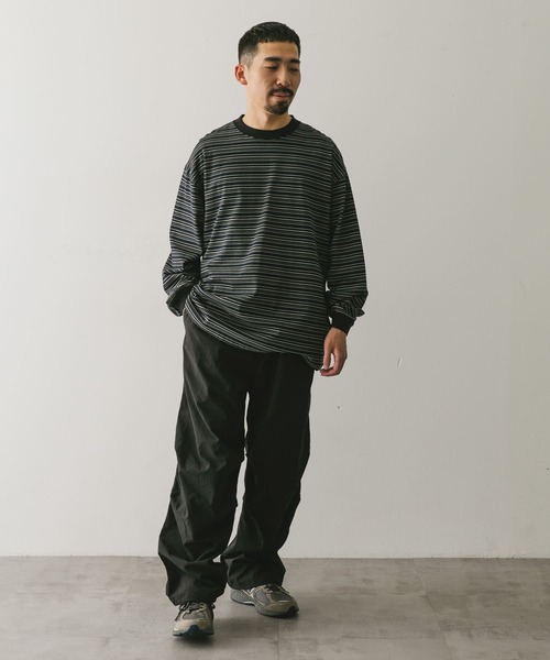 URBAN RESEARCH DOORS（アーバンリサーチドアーズ）の「ナイロンワッシャースノーパンツ（その他パンツ・メンズ・チャコールグレー/ブラック・LARGE/MEDIUM）」の9枚目の写真