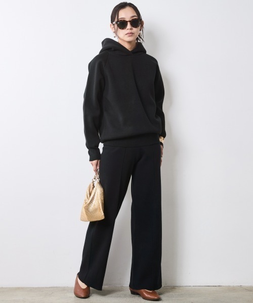 CHIC STYLE（シックスタイル）の「ニットパーカー ＜大きいサイズ有＞シックスタイル（パーカー・レディース・グレー/ブルー/ブラック・5L/4L/3L/LL/L/M）」の10枚目の写真